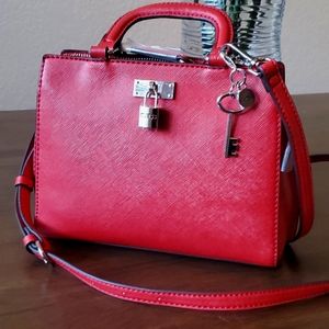 Guess Red Shoulder Purse